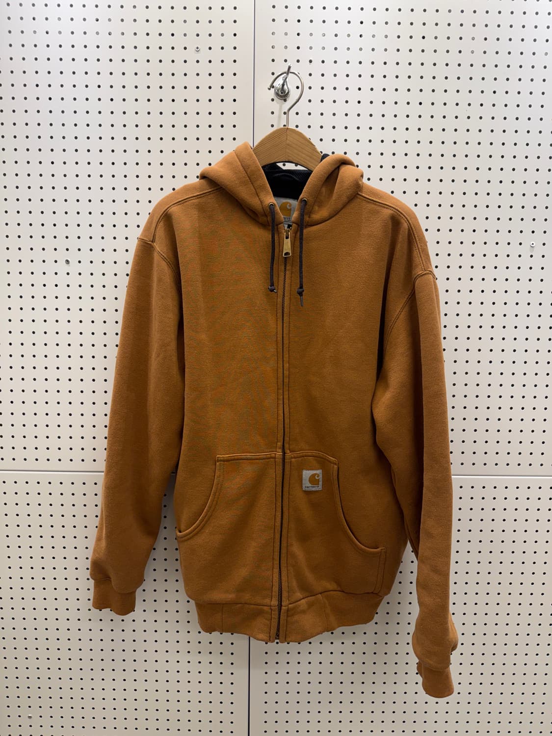 칼하트 브라운 미드웨이트 후드 집업 U804 상품이미지2