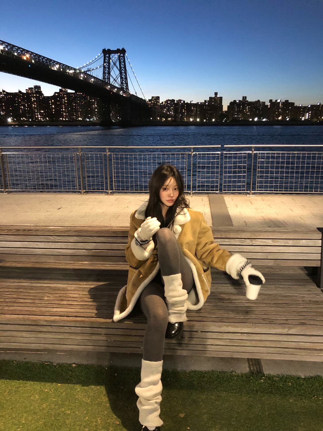 Leeds 리즈 로드리 시어링 무스탕 S사이즈 상품이미지5