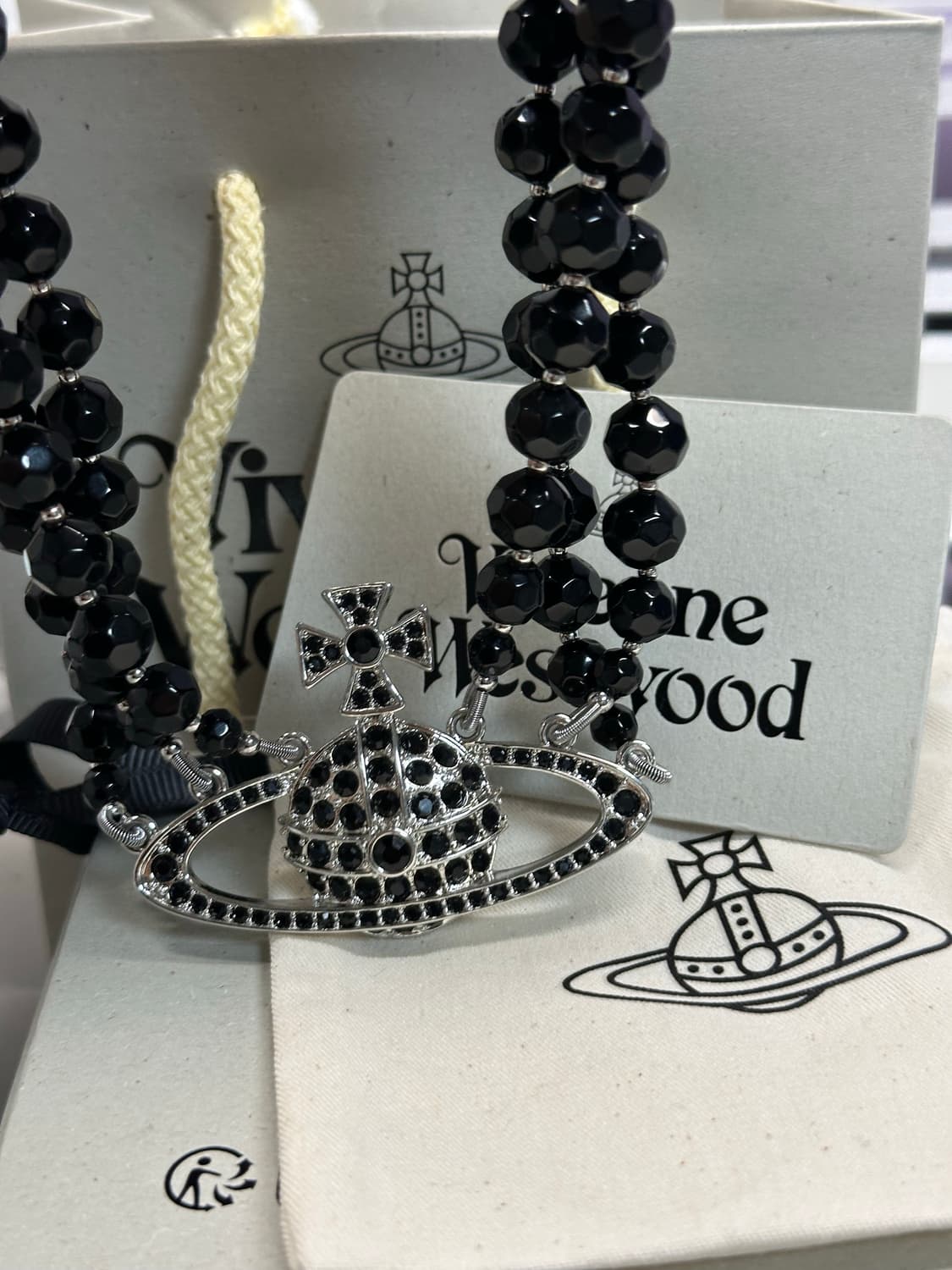 비비안 웨스트우드 메살린 쓰리 로우 초커 풀박스  상품이미지5