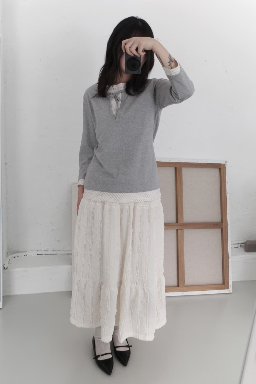 lace frill skirt 상품이미지6