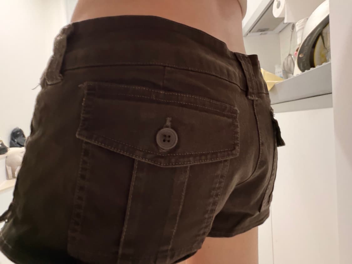 브랜디멜빌 brandy melville 브라운 카고 숏팬츠 상품이미지5