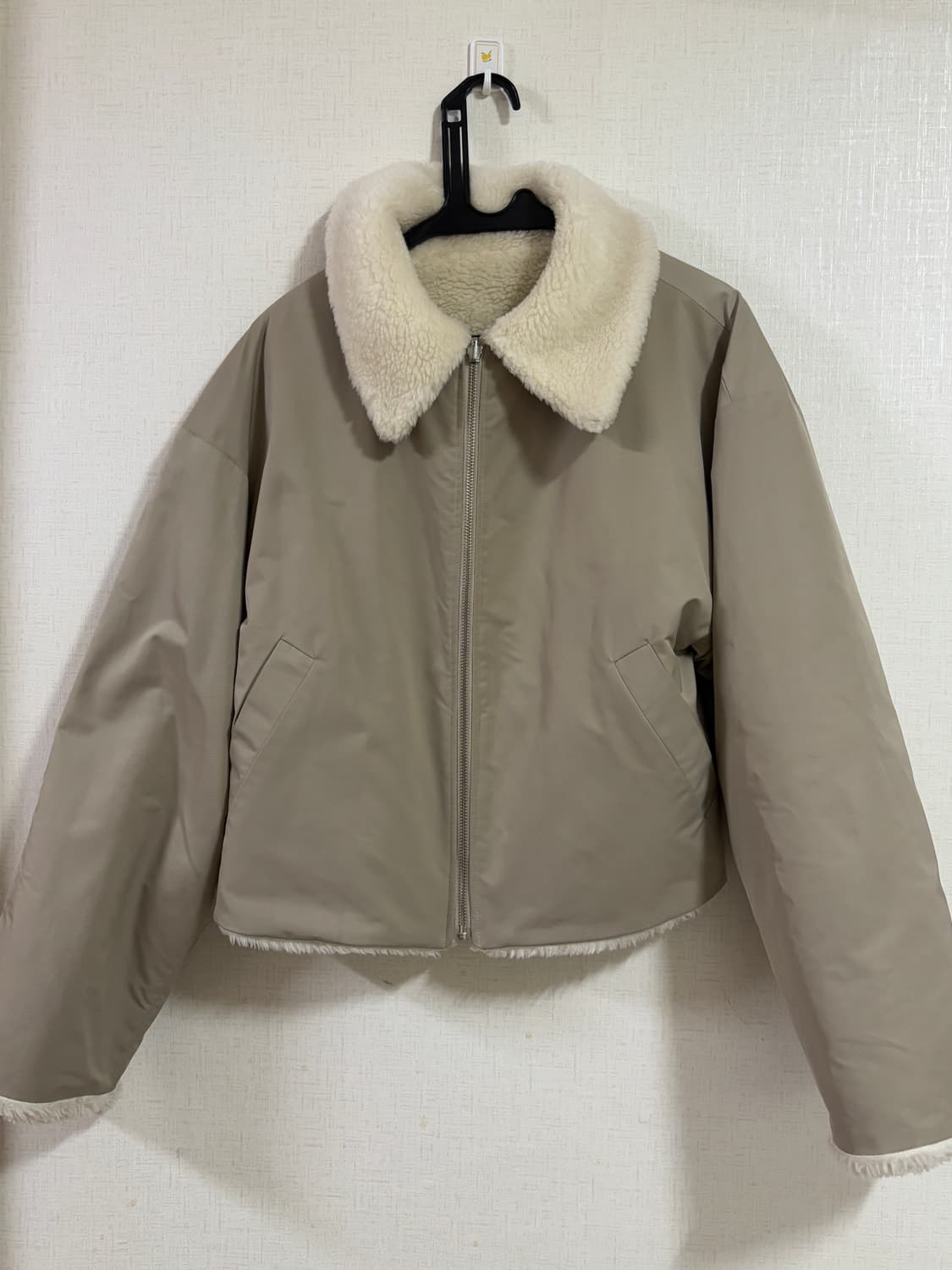 아모멘토 리버서블 시어링 자켓 상품이미지1