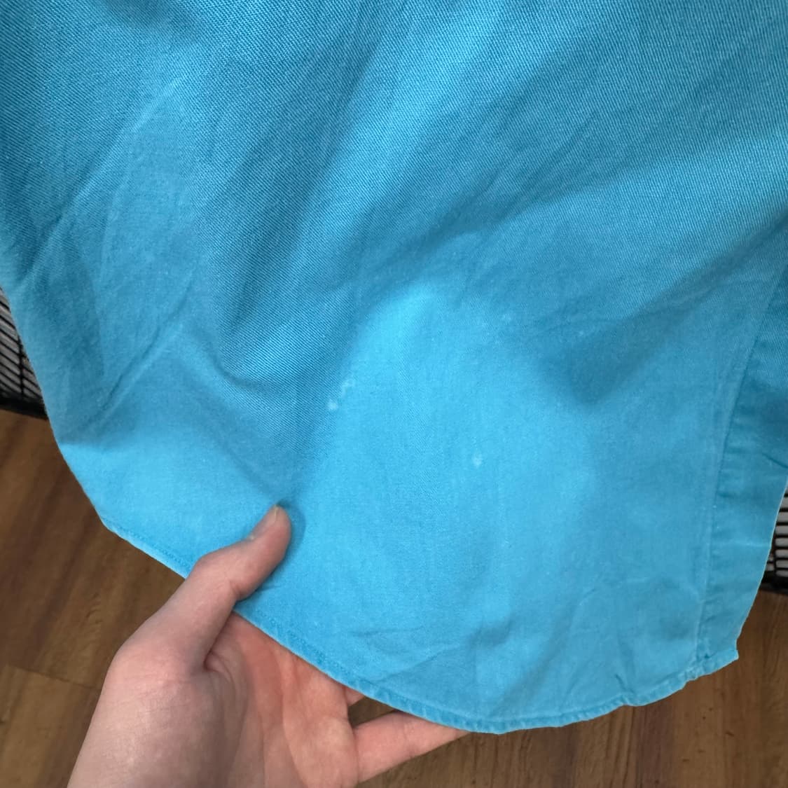 폴로 랄프로렌 솔리드 긴팔 셔츠 옐로우 포니 포인트 스카이블루 상품이미지8