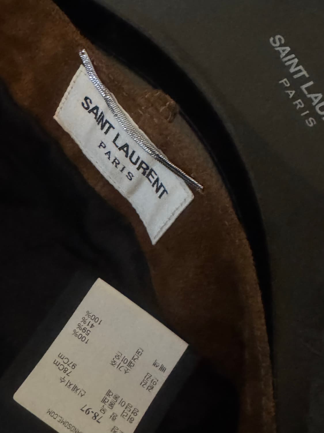 saint laurent leather camel pants  상품이미지4