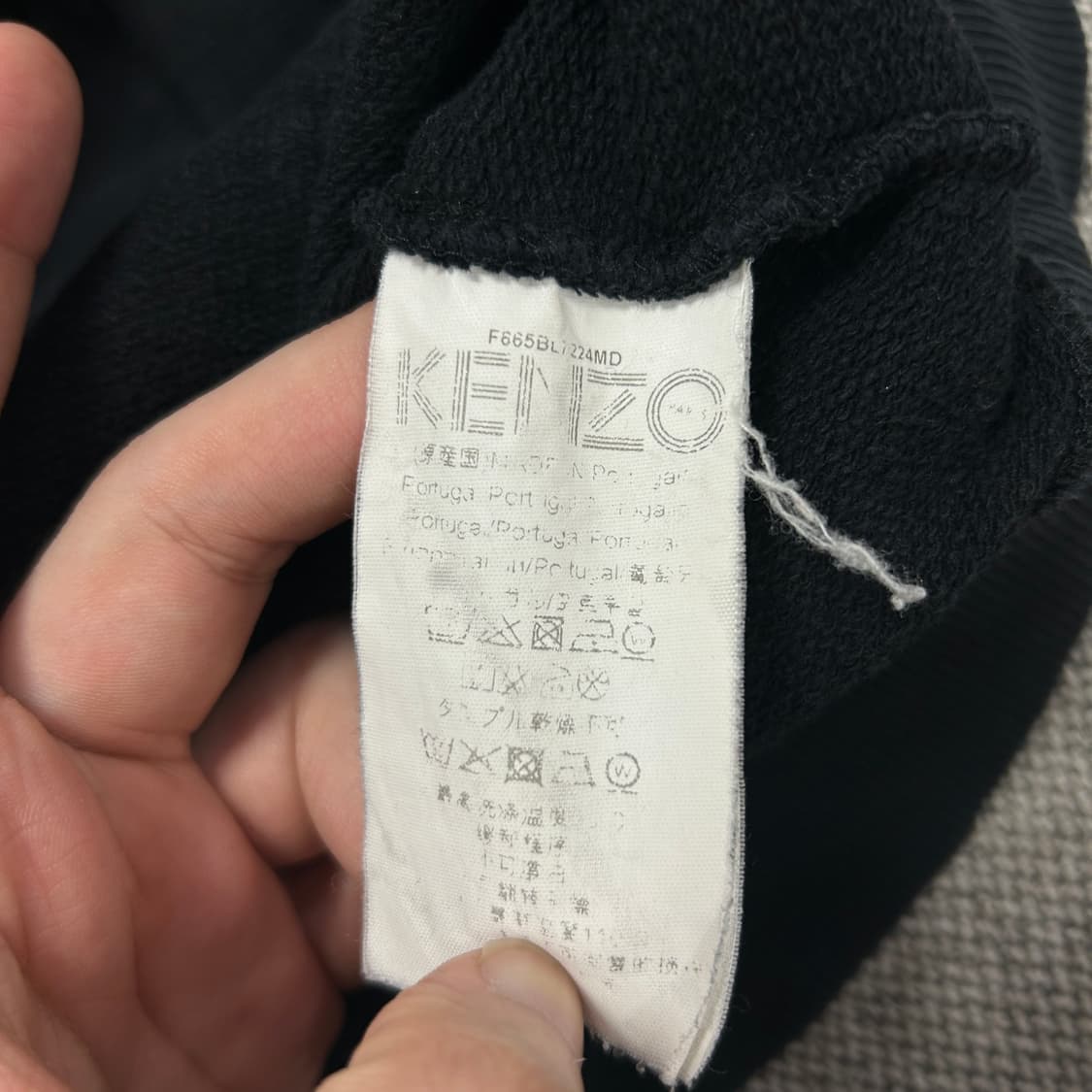 겐조 스펠로고 후드집업(L) 상품이미지7