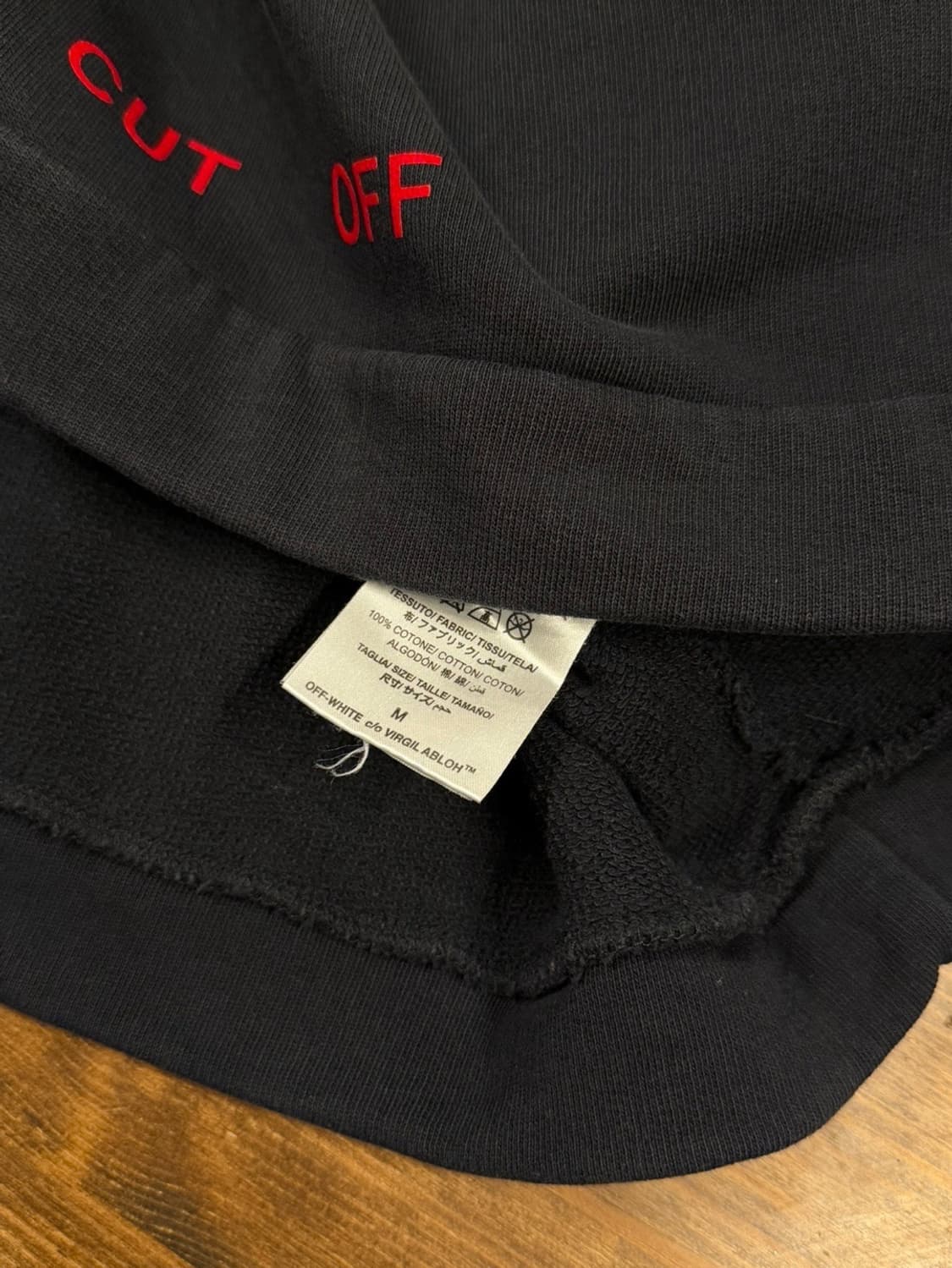 오프화이트 그래픽 맨투맨 100 상품이미지10