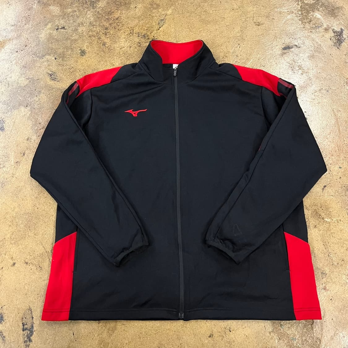 [정품] 미즈노 블랙 레드 트랙 자켓 b10 상품이미지2
