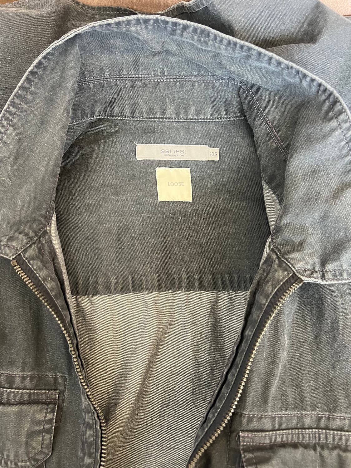 시리즈 남성 워싱블랙 셔츠 워크자켓 상품이미지3