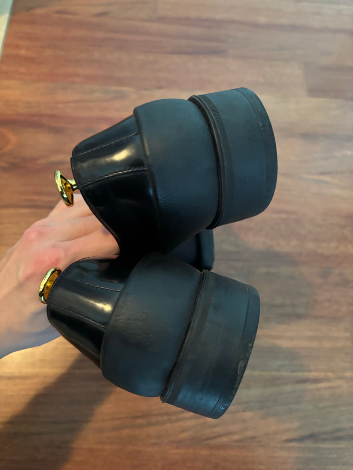 (9.5) 프라다 라프시몬스 러버딥 리이슈 더비 블랙 상품이미지4