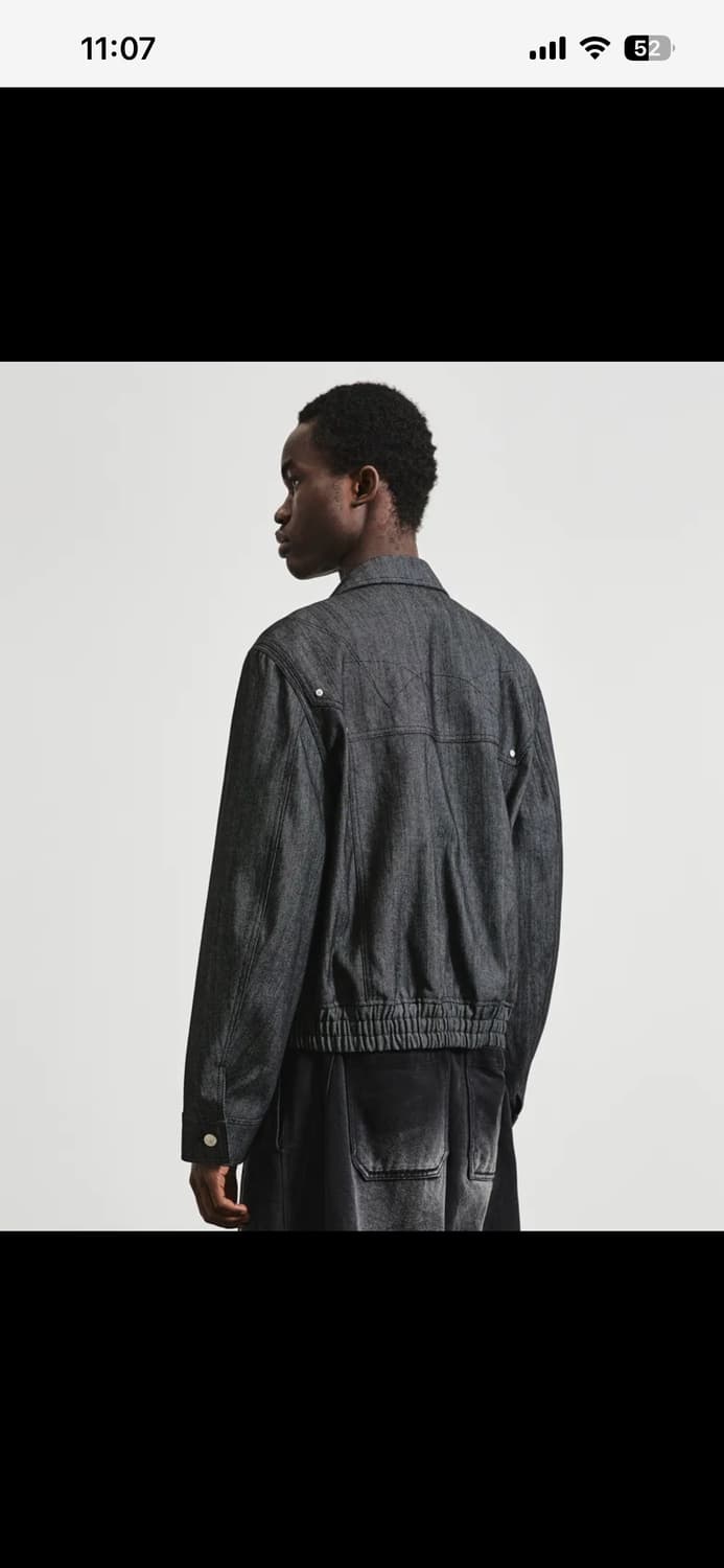 엘무드 카펜터 블루종 자켓 블랙진 46 사이즈 상품이미지4