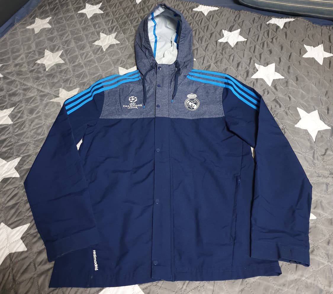 아디다스 레알마드리드 EU챔스 올 웨더 바람막이 자켓 (L) 상품이미지1