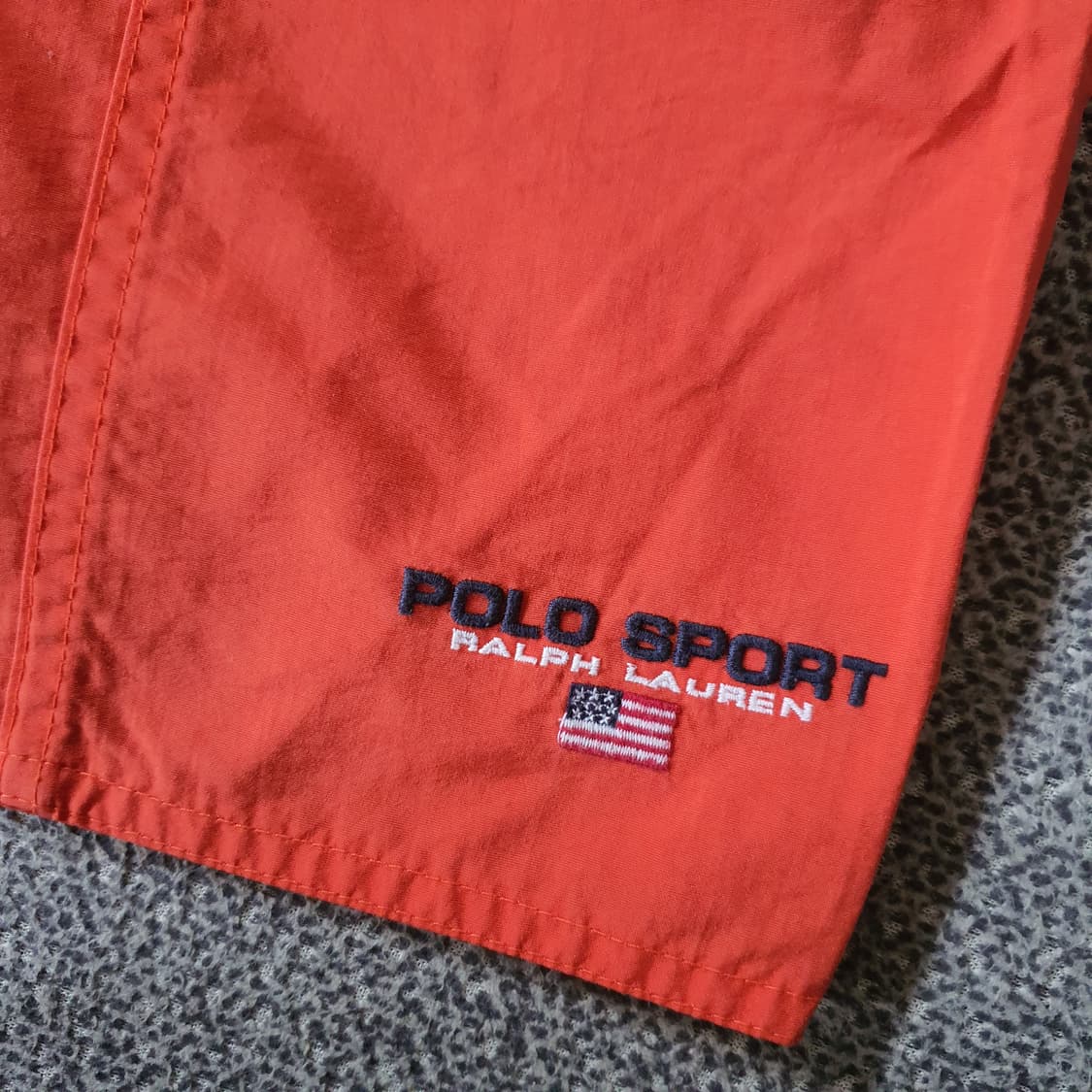 90s 폴로 스포츠 오렌지색 스윔 쇼츠 상품이미지3