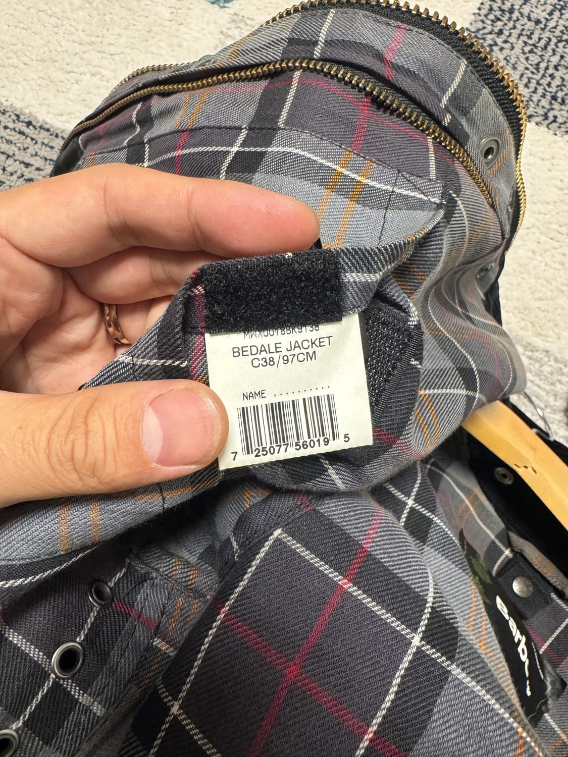 바버 비데일 38 블랙 상품이미지6