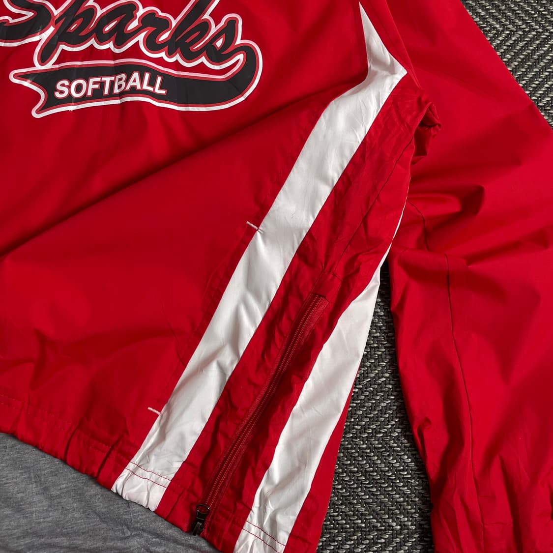 USA 오리지날 빈티지 우븐 컬리지 웜업o 3008 상품이미지4