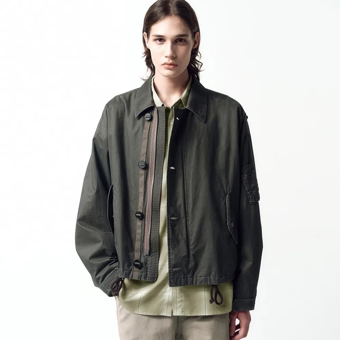 (택O) 인사일런스 브러시드 코튼 mk3 점퍼 (차콜) (s) 상품이미지1