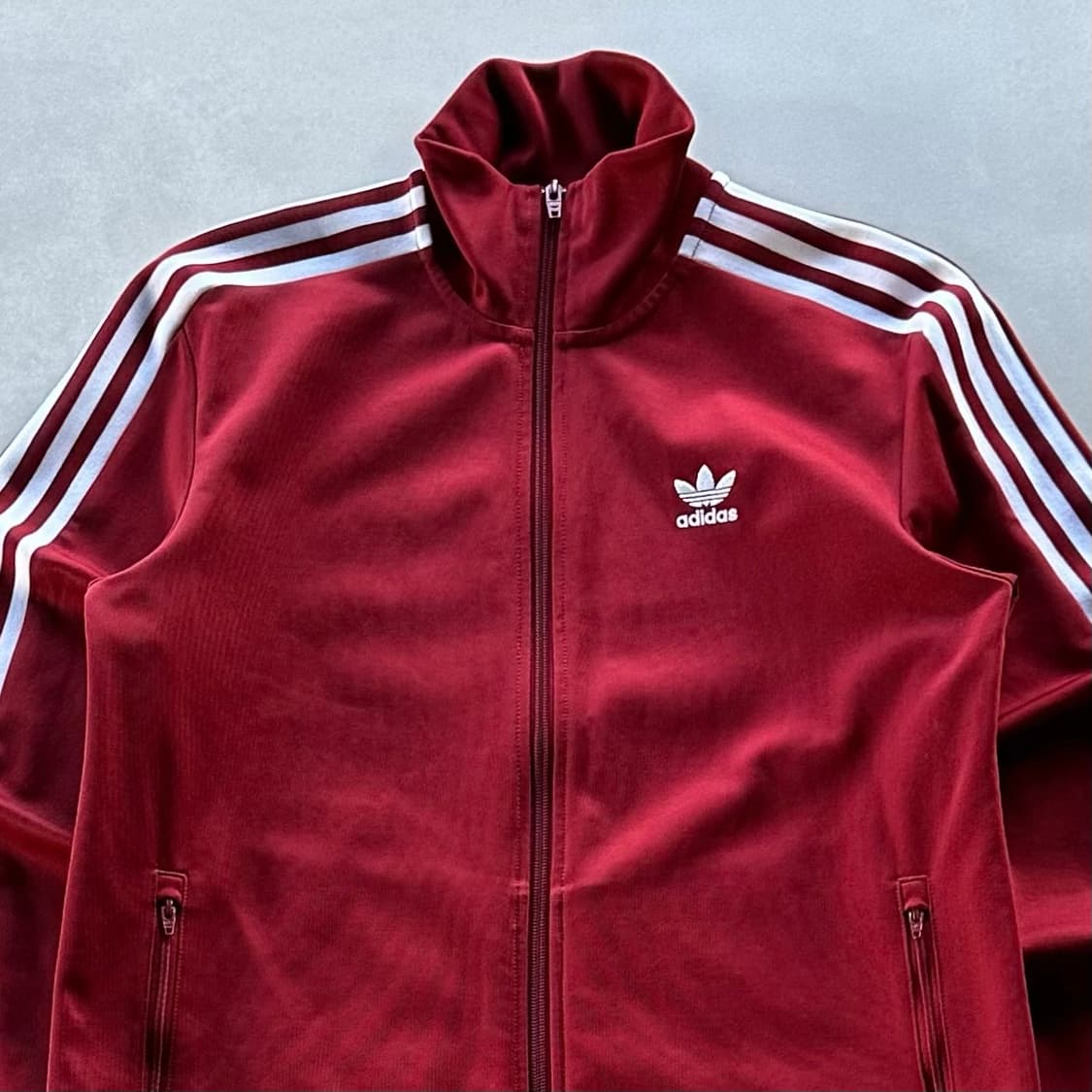 [L]아디다스 베켄바우어 버건디 트랙탑 져지 상품이미지2