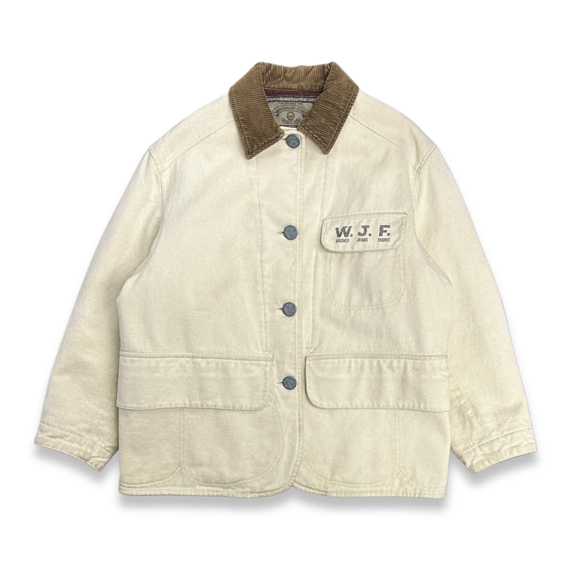 Late 80s Armani Jeans 데님 초어 자켓 L 상품이미지1