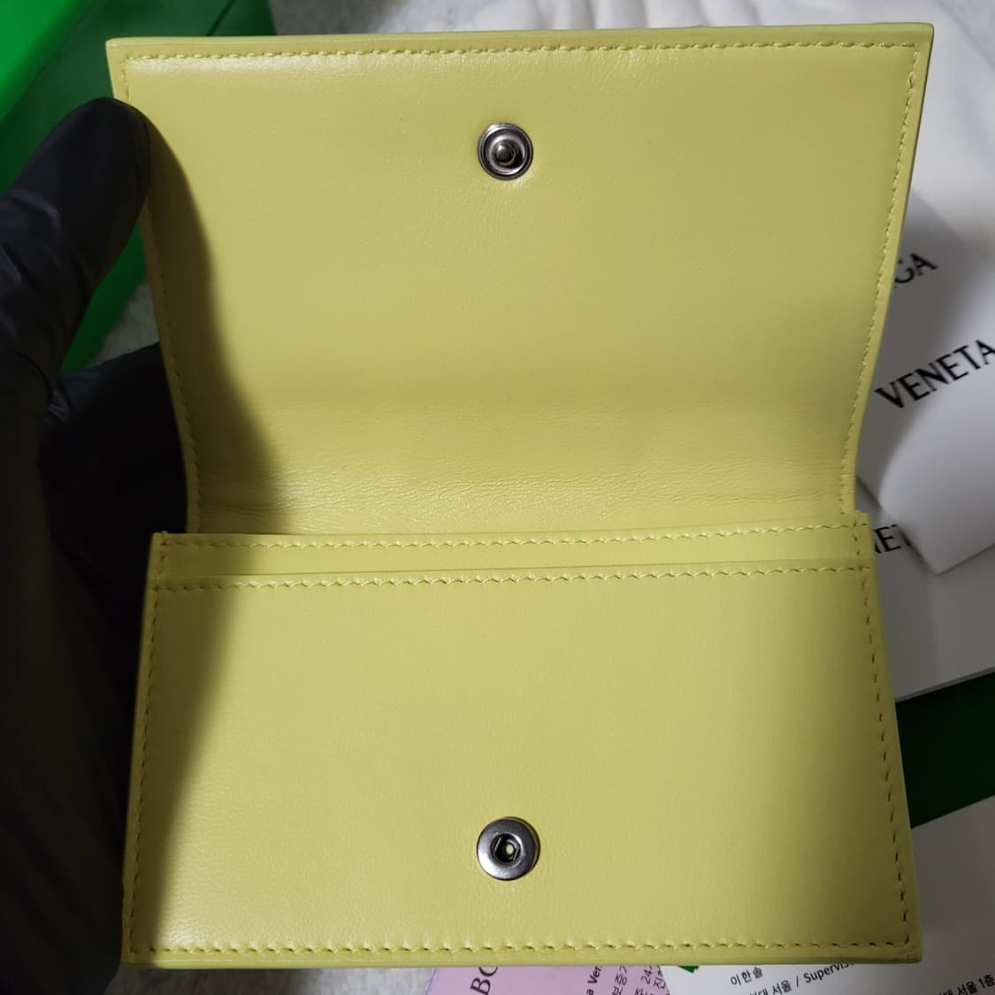 [신형/풀구성] 보베가베네타 카세트 비즈니스 명함 카드지갑 상품이미지4