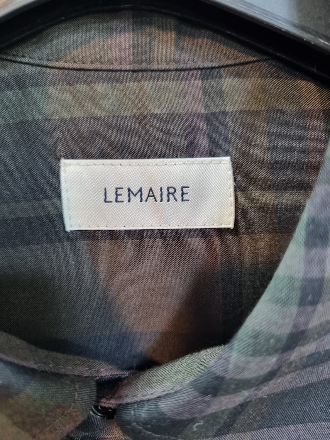 LEMAIRE 체크 셔츠 44 상품이미지3