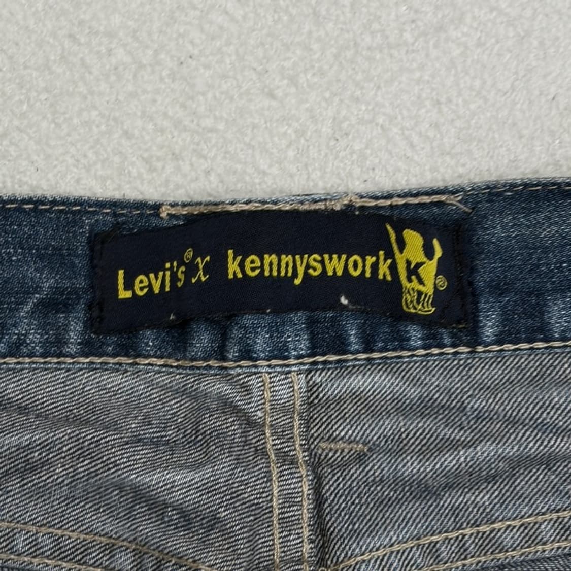 LEVI'S 523 빈티지 워싱 데님진 34X33 상품이미지4