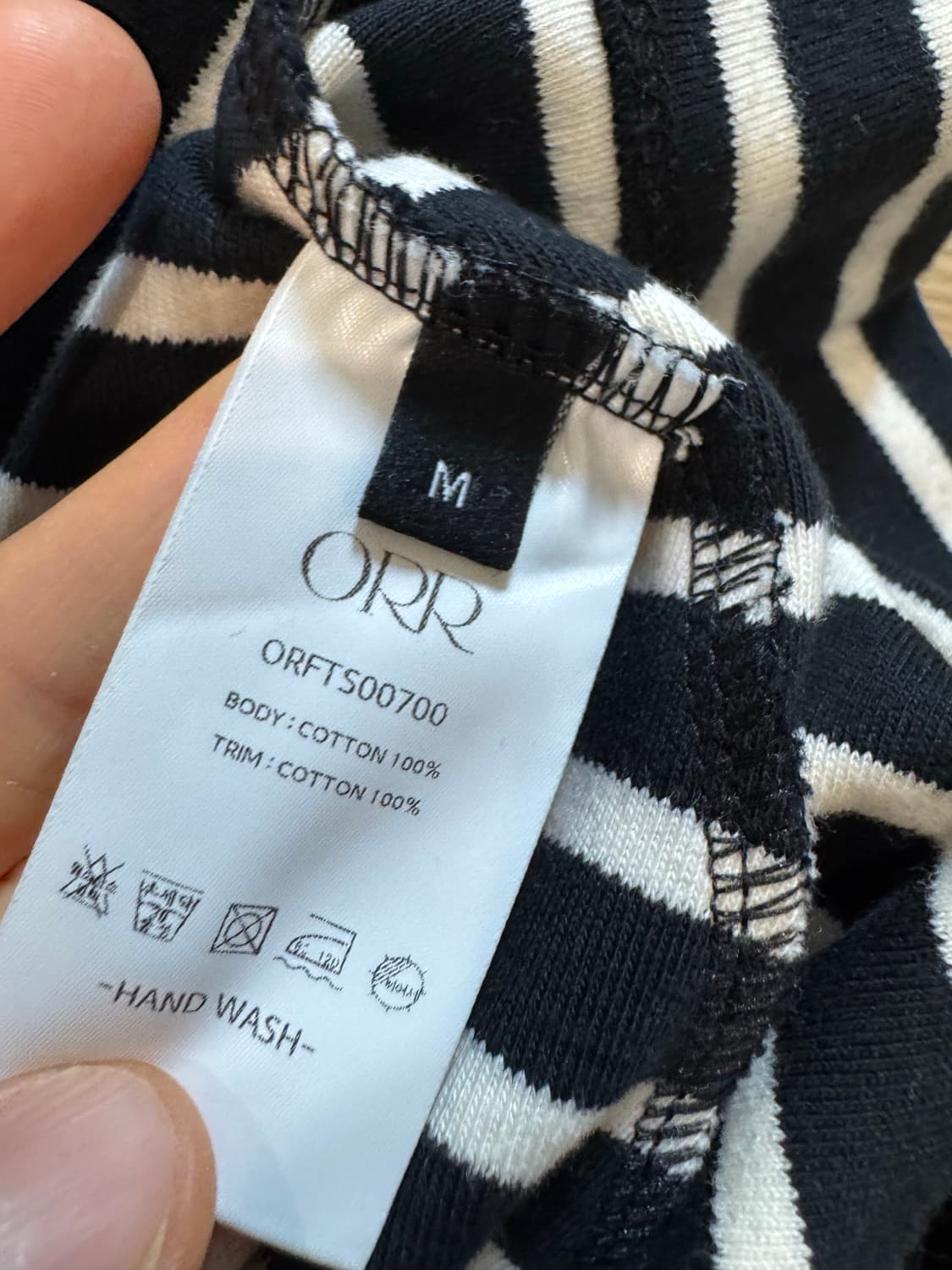 ORR 오르 스트라이프 티셔츠 상품이미지3