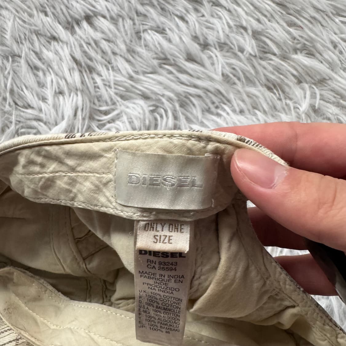 DIESEL 일본빈티지 y2k 모자 디젤 모리걸 모자 빈티지모자 남여공용 상품이미지8