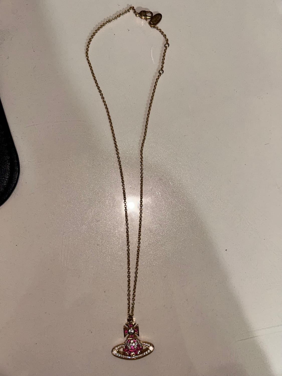 비비안 웨스트우드 오브로고 펜던트 목걸이 상품이미지2