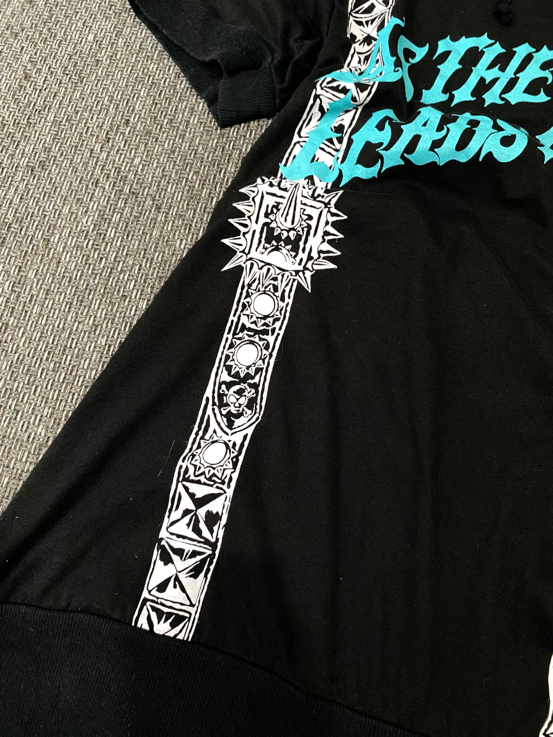 [ALGONQUINS] 스컬 펑크Hoodie 1/2 Tee 상품이미지5