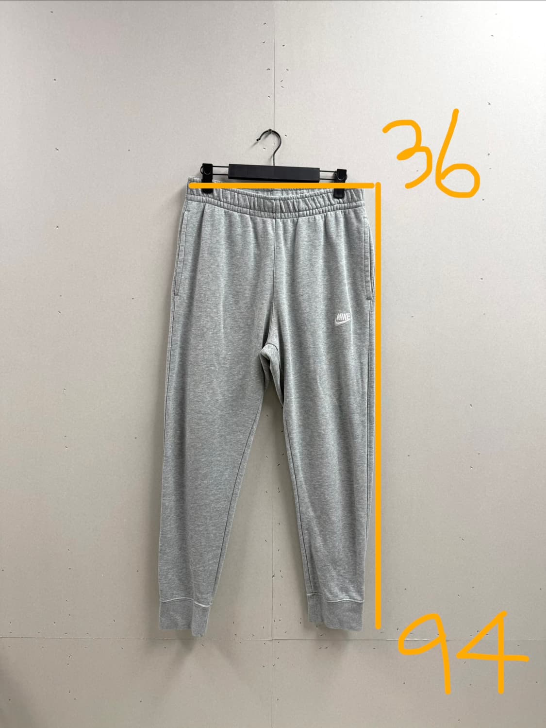 남성 M / 나이키 스웻 조거팬츠 그레이 쭈리면 상품이미지2