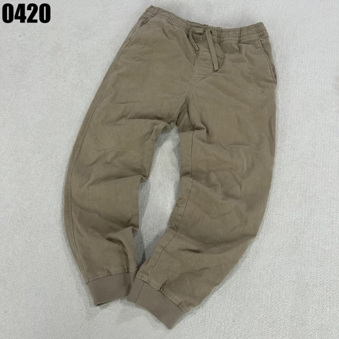 스노우피크 베이지색 면바지 조거팬츠 m 상품이미지1