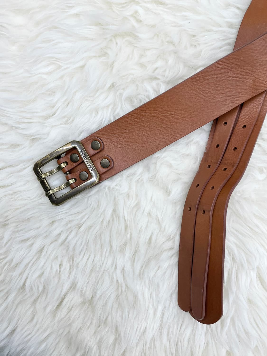 빈폴 리얼레더 와이드 버클 벨트 상품이미지6