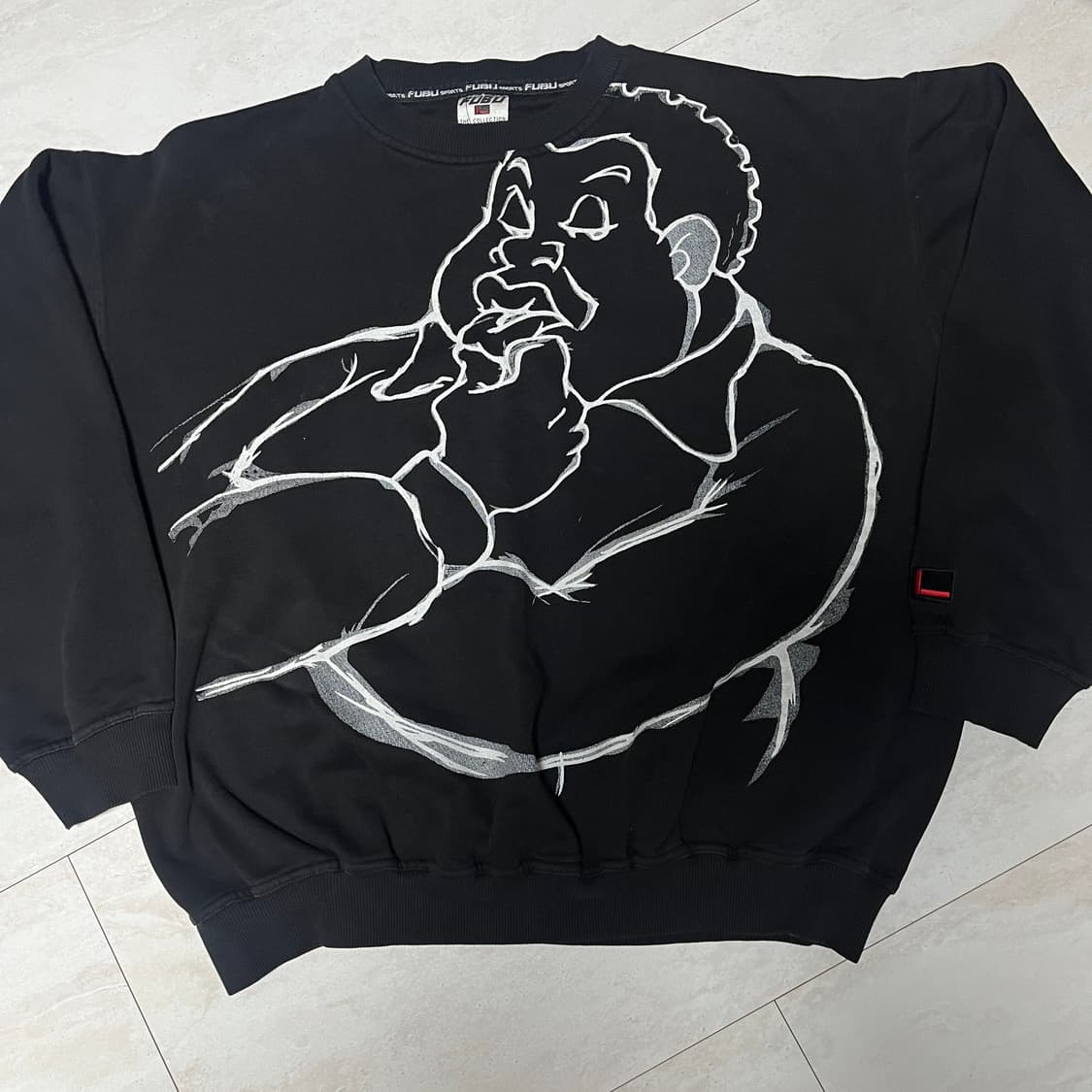 90s FUBU 팻알버트 맨투맨 크루넥 XL 상품이미지1