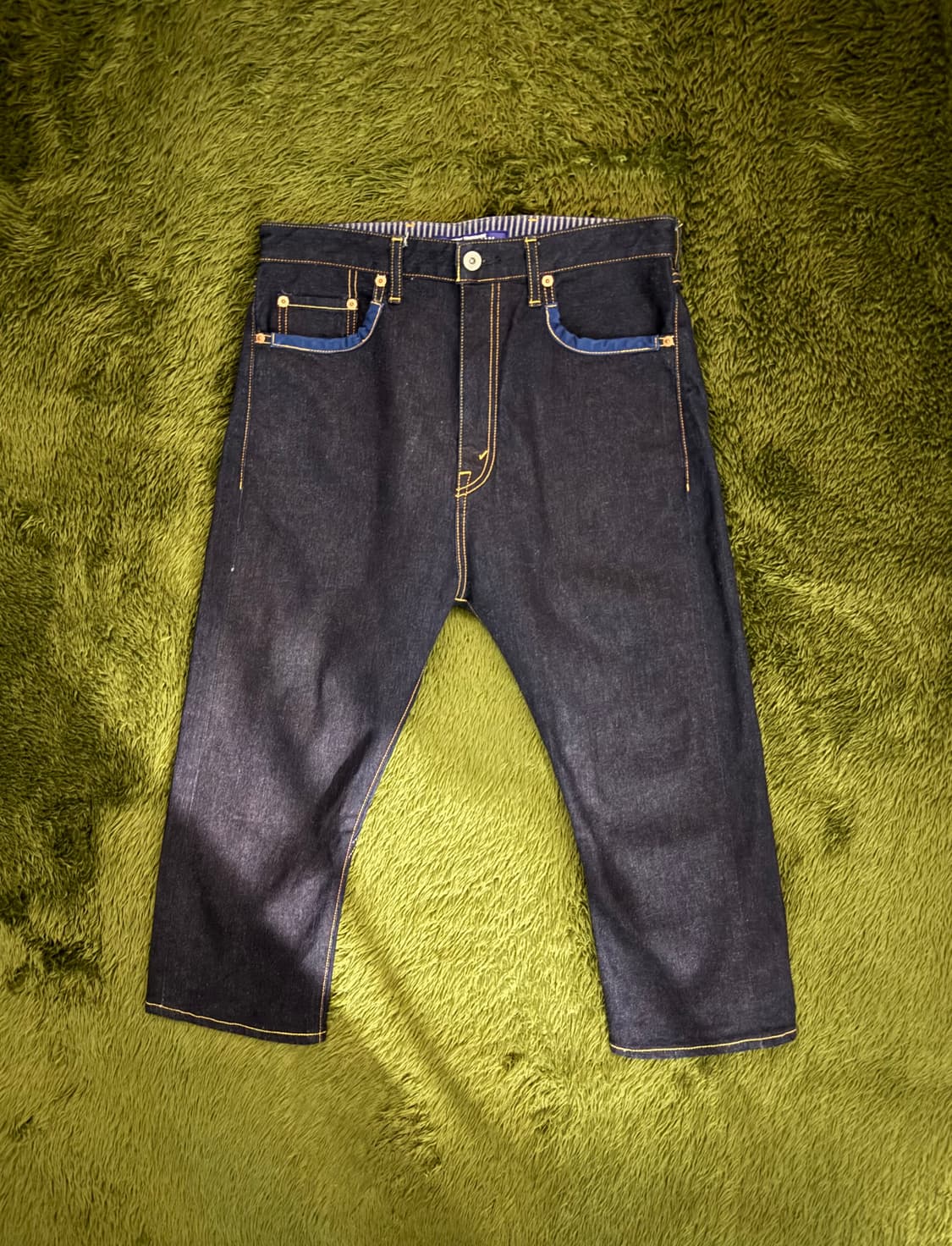 [S] 꼼데가르송 준야와타나베 14AW 신치백 사루엘 데님 팬츠 상품이미지1