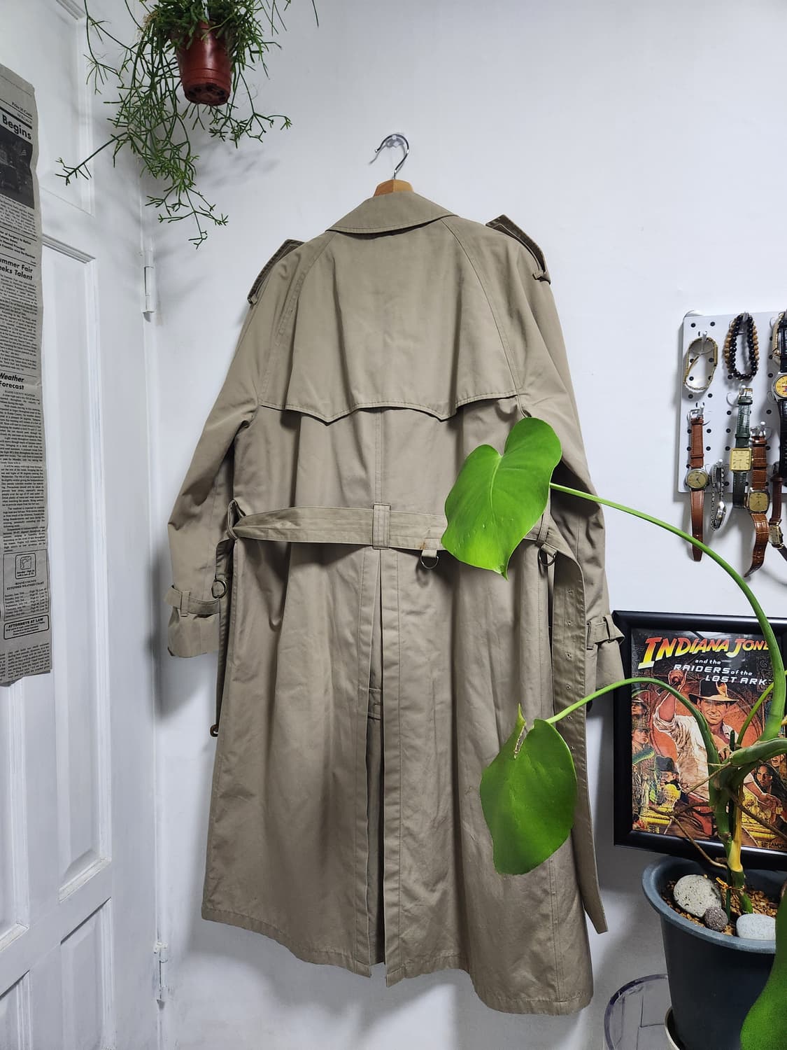 90s 브룩스 브라더스 트렌치 코트 풀 세트(USAmade) 상품이미지5
