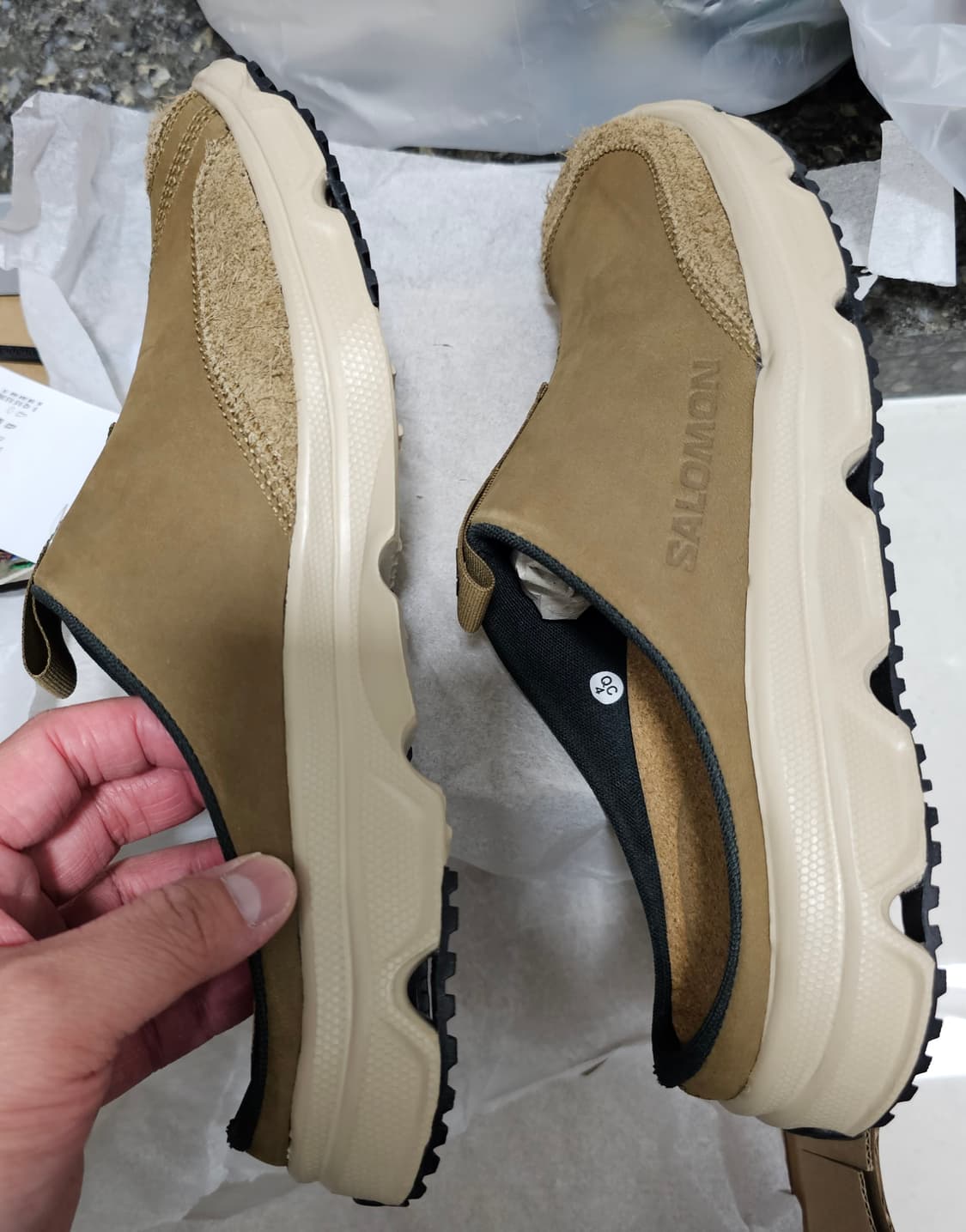 살로몬 RX 슬라이드 레더 adv 캥거루 사파리 265 상품이미지7