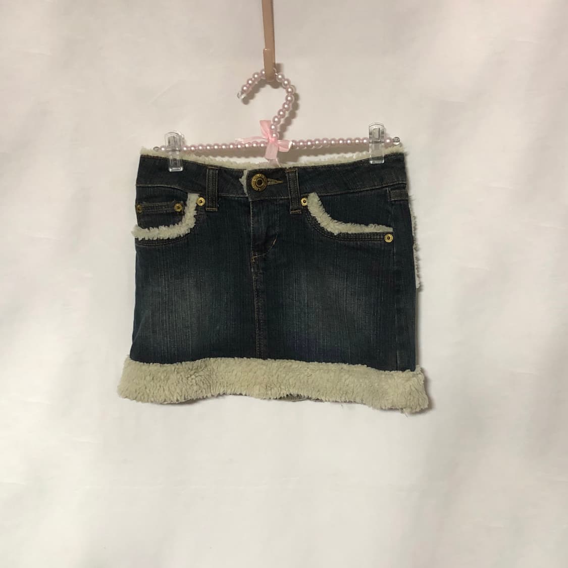 양털 데님 스커트 상품이미지5