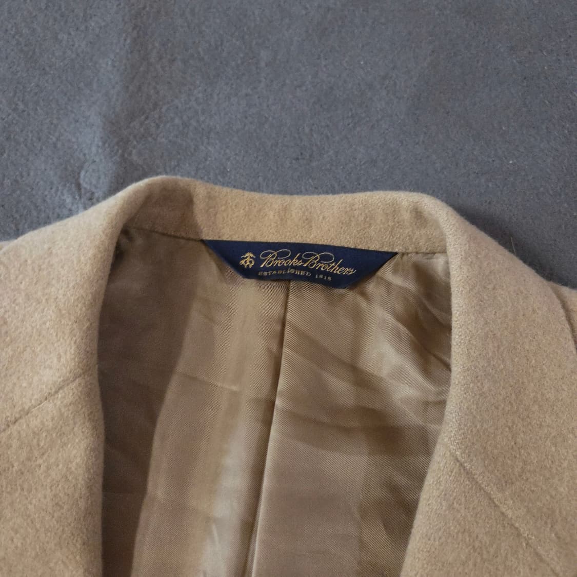 브룩스브라더스 메디슨핏 로로피아나 카멜헤어 블레이저 자켓 40 상품이미지6