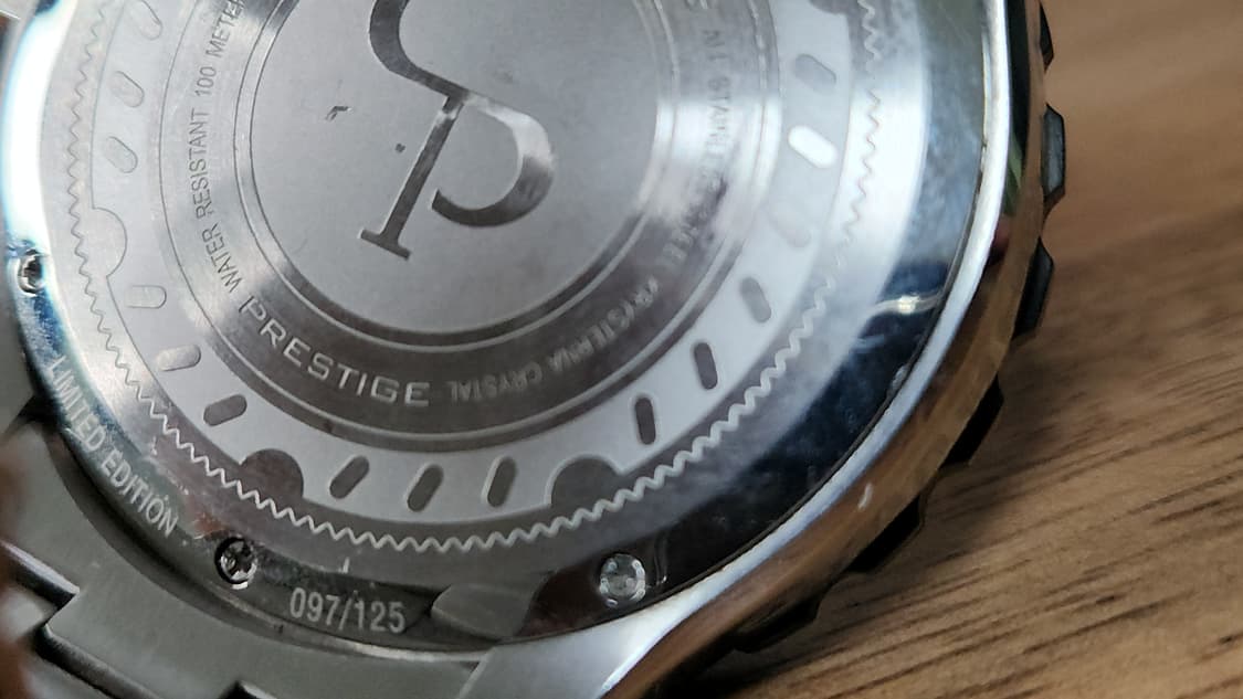 # 스털링 스위스메이드 한정판 프레스티지 크로노 빅페이스 정품시계 급처 상품이미지9