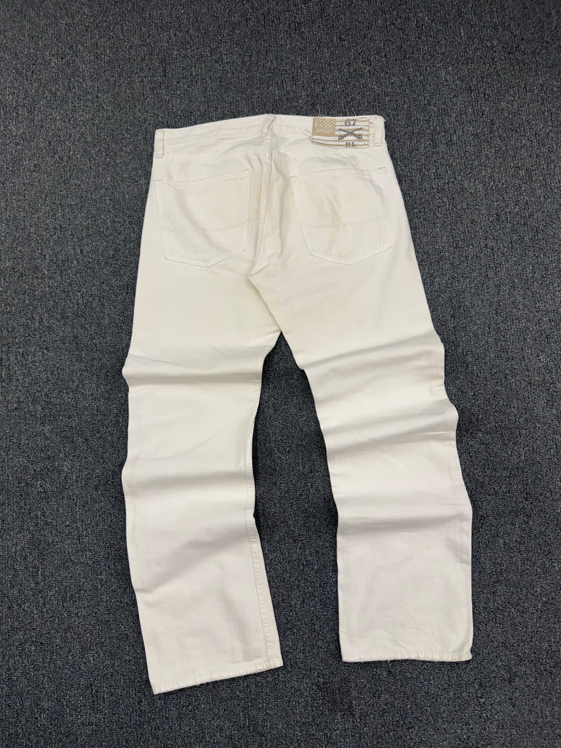 OS)랄프로렌 빈티지 크림 데님팬츠 상품이미지8