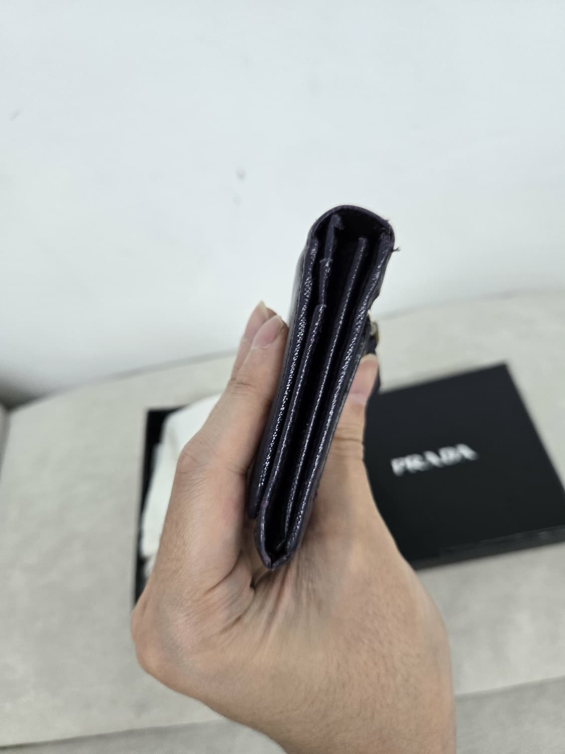[보증서 정품]프라다 사피아노 장지갑 상품이미지4