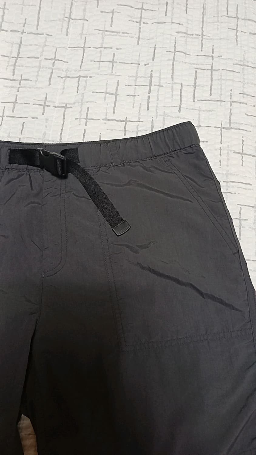 무신사 얇은나일론반바지 실측33인치 기장48 상품이미지3