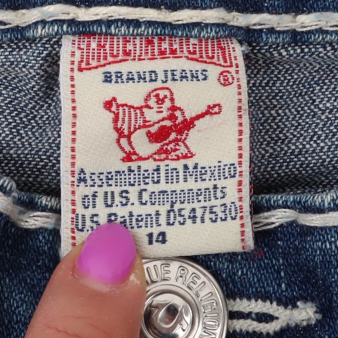 트루릴리젼 걸스 조이 수퍼 T 부츠컷 데님팬츠 상품이미지8