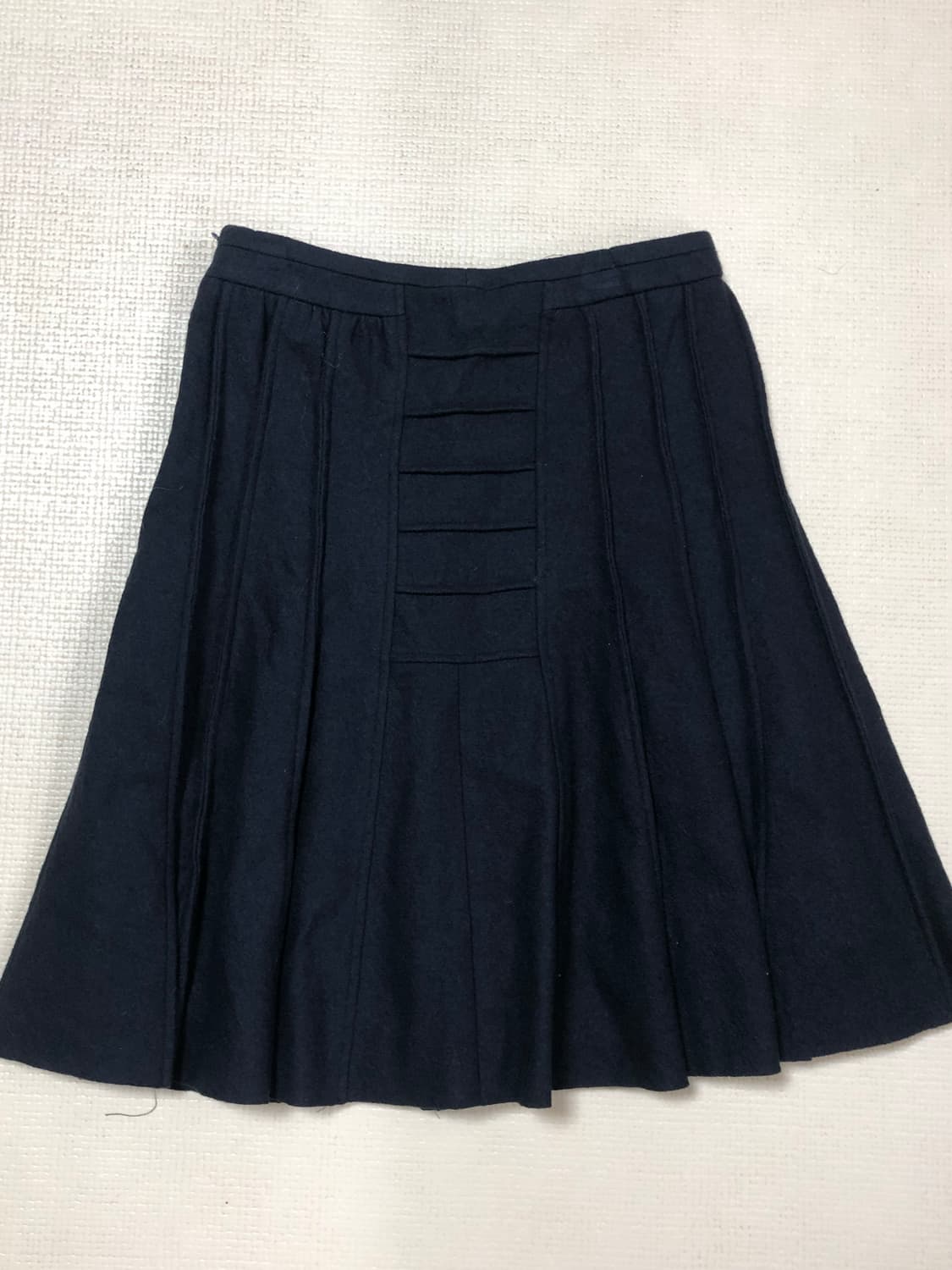 빈티지 네이비 플리츠 스커트 상품이미지8