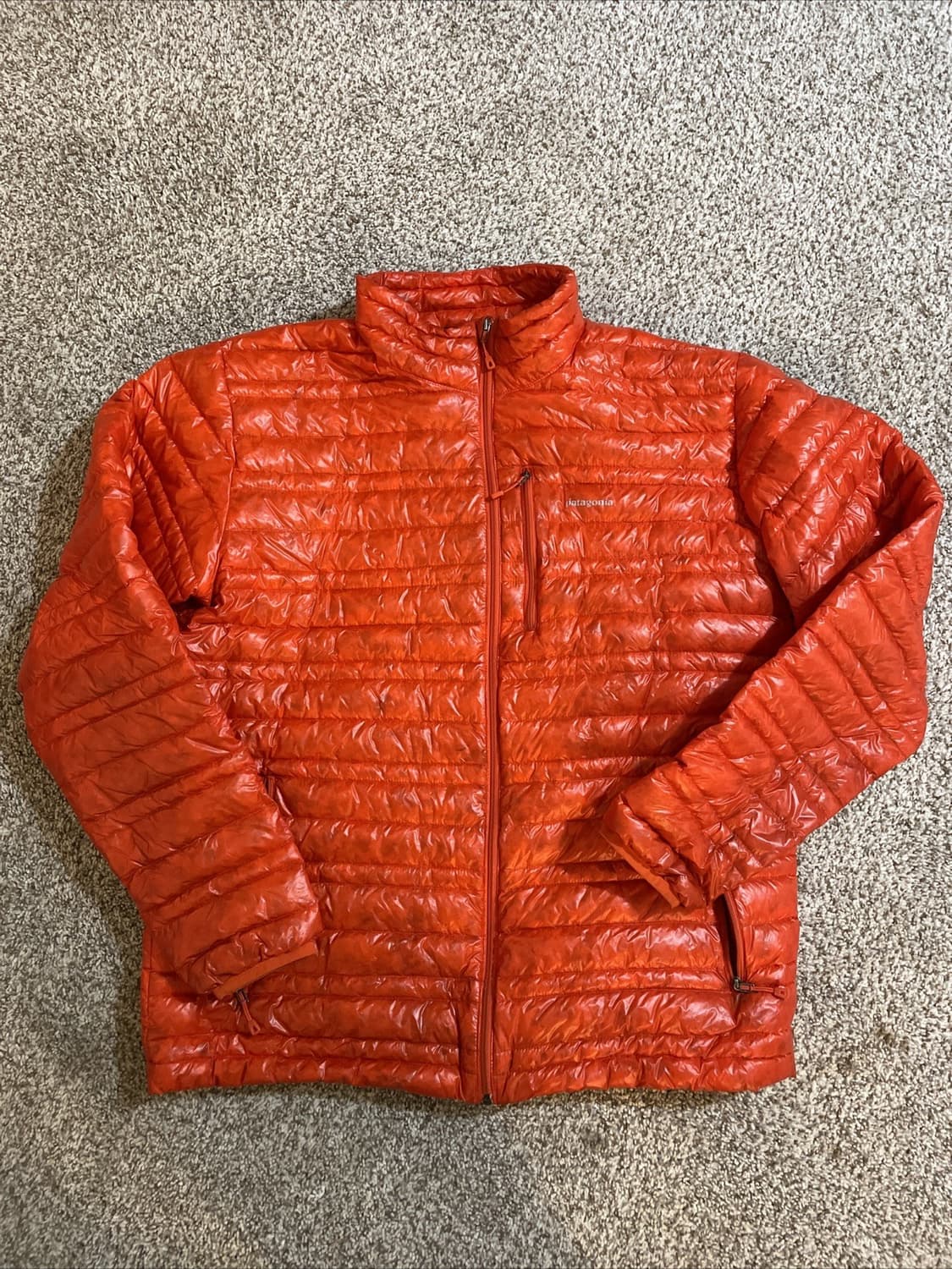 파타고니아 멘즈 경량패딩 오렌지 상품이미지1