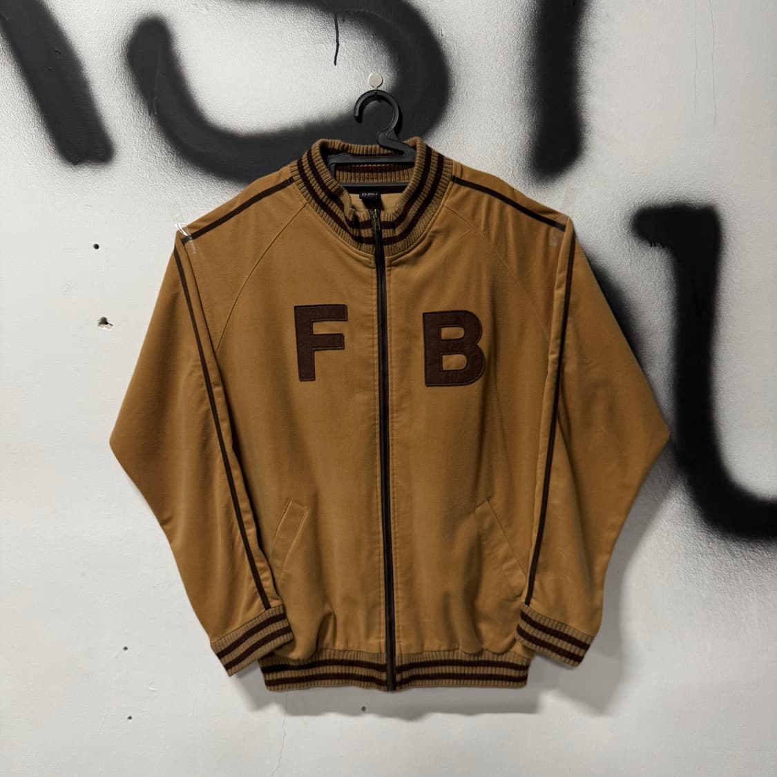 FUBU 후부 빅사이즈 올드스쿨 배색 집업 자켓 상품이미지1