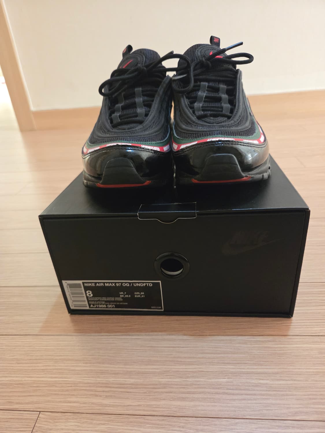 [260]나이키 언디핏 에어맥스 97 블랙 상품이미지3