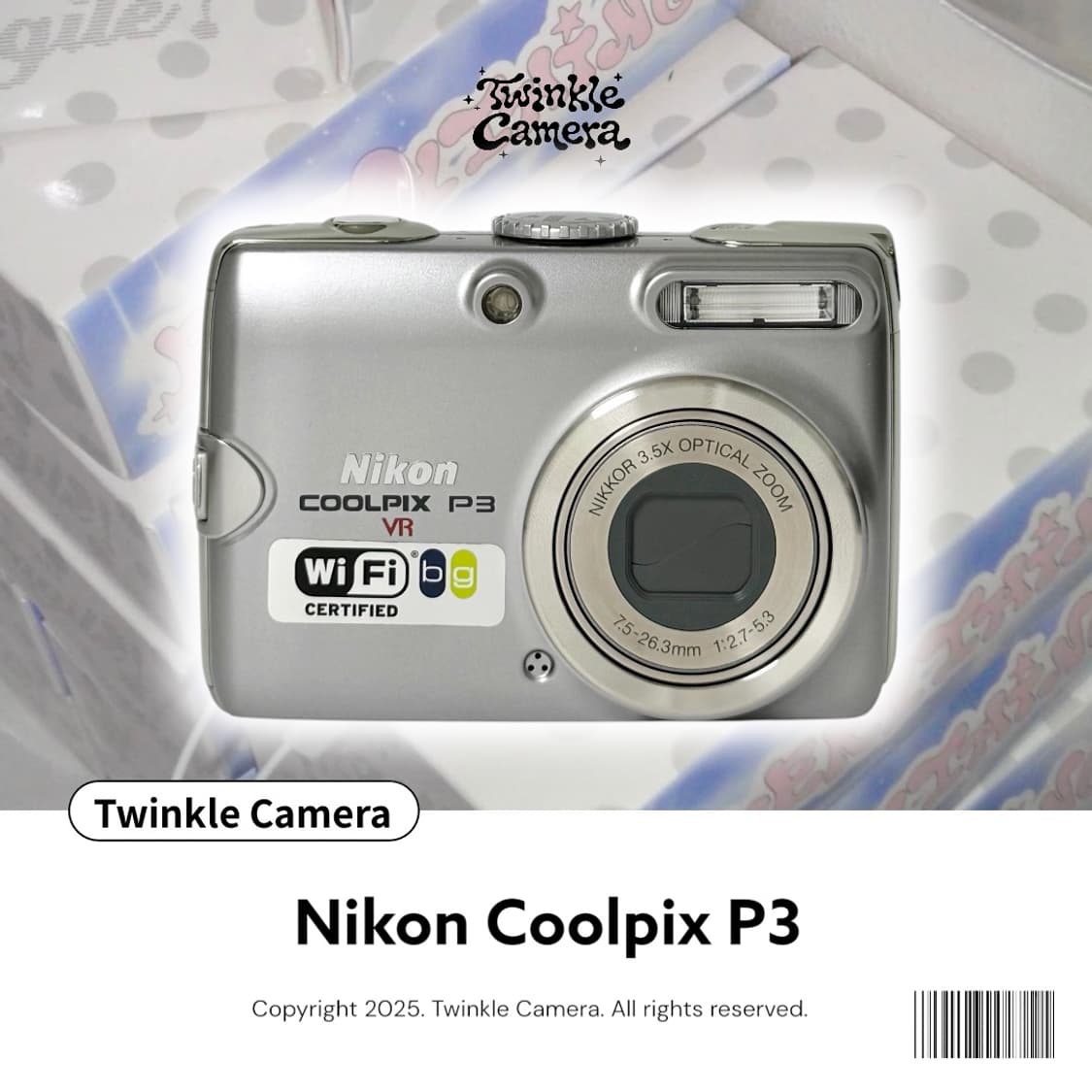 (희귀⚡️) Nikon 니콘 쿨픽스 P3 (p4) 상품이미지1