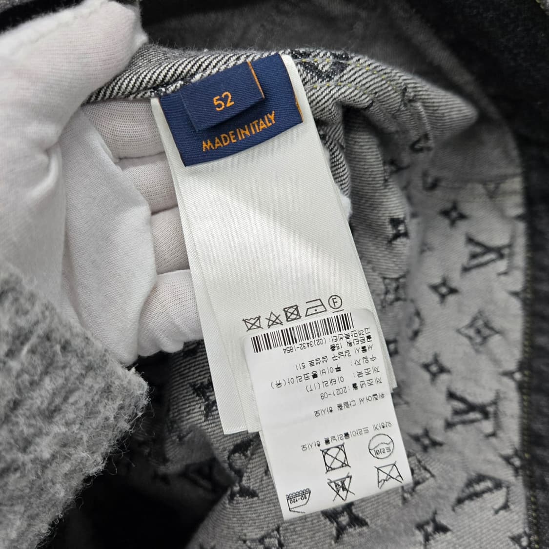 (52) 루이비통 LV 모노그램 니고 크레이지 데님 청자켓 상품이미지3