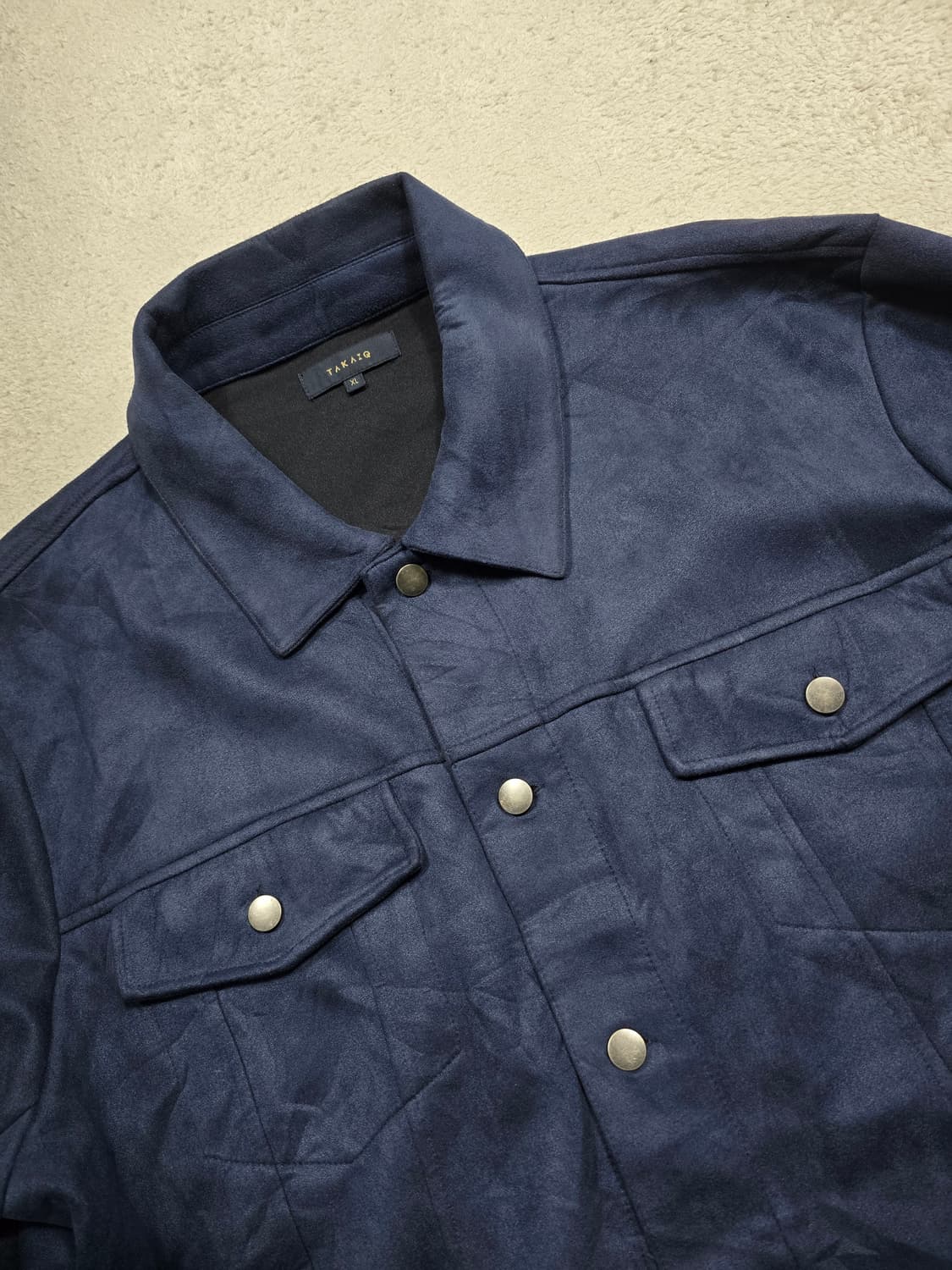 TAKA:Q 타케오 키쿠치 스웨이드 퀄팅 자켓 XL 상품이미지3