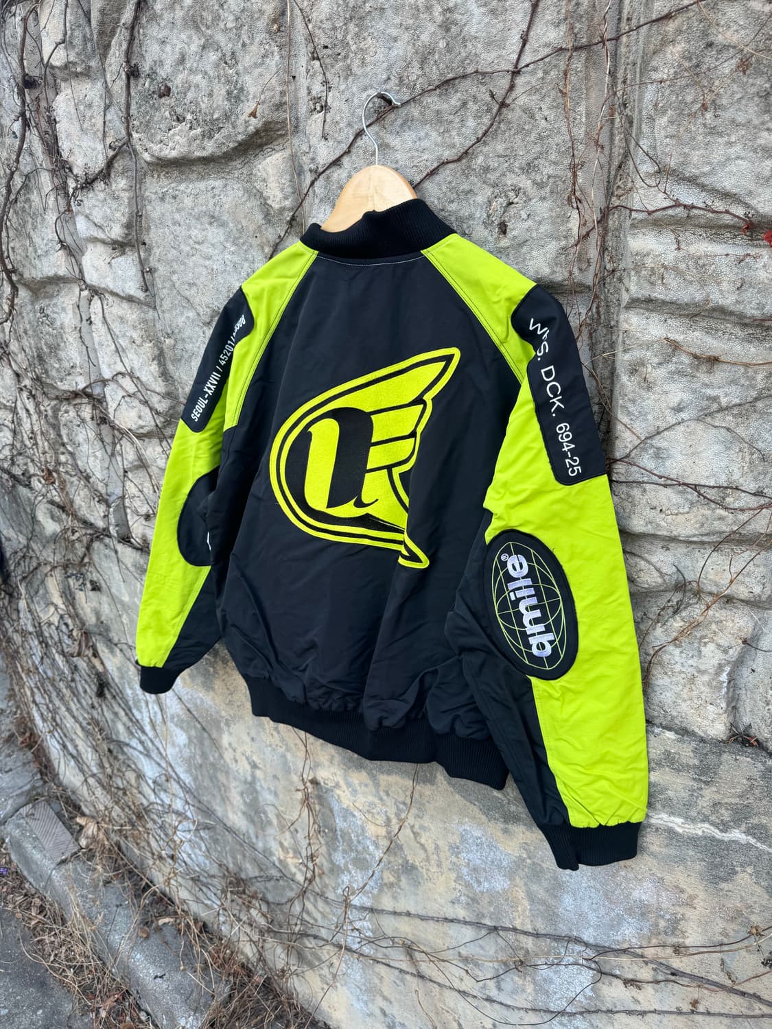 큐마일 모터사이클 스타일 스노우보드복 봄버 자켓 상품이미지4